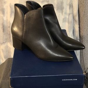 Black Leather (soft leather) boots